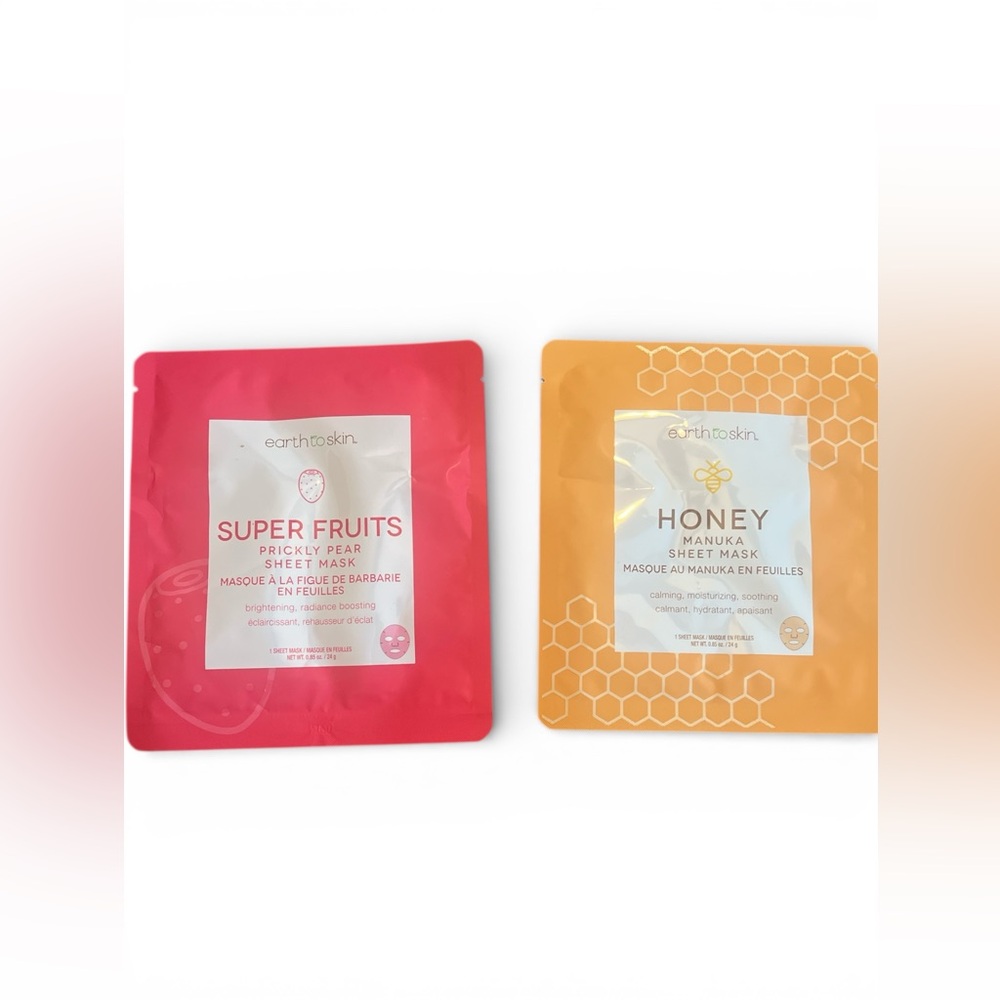 Earth to Skin Super Fruits and Honey Sheet Masks